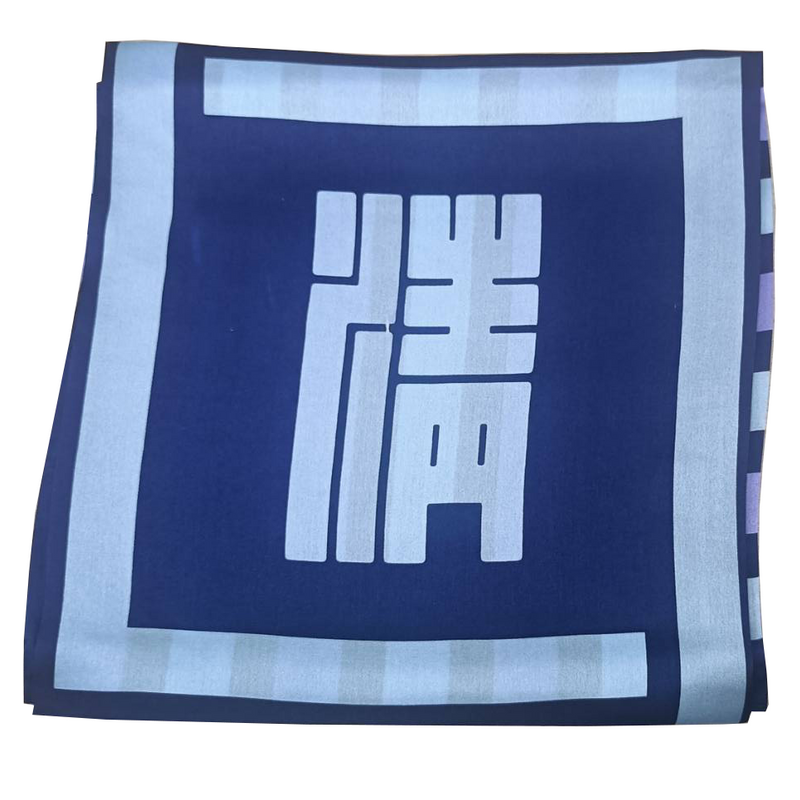 典雅原創手繪 100% 桑蠶絲紀念絲巾（清華大學合作款）